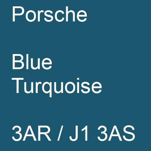Porsche, Blue Turquoise, 3AR / J1 3AS.